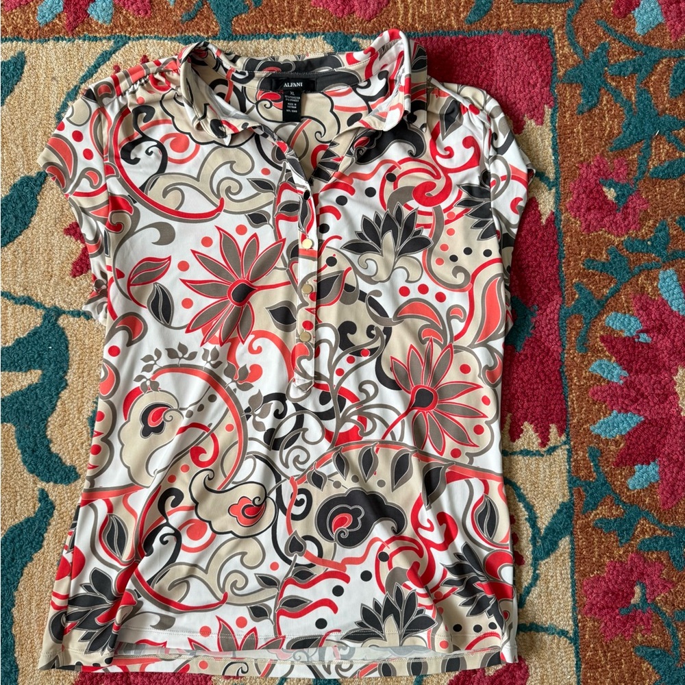 Floral Print Women's Top
